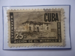 Stamps Cuba -  Acción de El Murillo (Fuerte español,1728)- Matanza, 8 Mayo 1935- Serie:Antonio Guiteras Holmes (190
