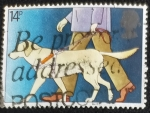 Stamps : Europe : United_Kingdom :  Perro guia