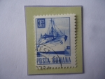Stamps Romania -  Barco de Pasajeros Transilvania- Sello de 3,25 lei Rumano, año 1971