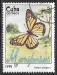 Stamps Cuba -  Danaus plexippus