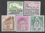 Stamps Spain -  Edif 1875 a 1879 - Serie Turística