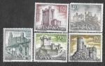 Stamps Spain -  Edif 1880 a 1884 - Castillos
