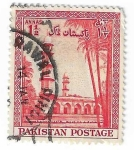 Sellos de Asia - Pakistn -  Minarete