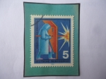 Stamps Germany -  Soldador - Organización de Ayuda Técnica- Servicio de Socorro Voluntario.