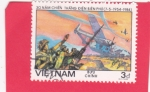 Stamps Vietnam -  Batería antiaérea