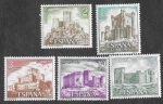 Stamps Spain -  Edif 2093 a 2097 - Castillos