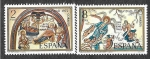 Stamps Spain -  Edif 2115-2116 - Navidad
