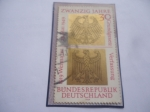 Stamps Germany -  20 Años Constitución de Weimar (1919-1949) y 50 Años de la proclamación Constitución Weimar (1919-19