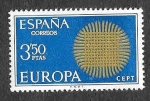 Stamps Spain -  Edif 1973 - EUROPA CEPT