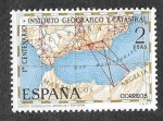 Stamps Spain -  Edif 2001 - Centenario del Instituto Geográfico y Catastral
