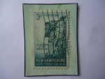 Stamps United States -  New Hampshire- The Oldman of the Mountains- Live Free Or  Die.