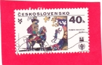 Sellos de Europa - Checoslovaquia -  Año Internacional del Niño-Rumen Skorčev, Bulgaria