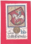 Sellos de Europa - Checoslovaquia -  escudo heráldico Vysoké Mýto