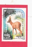 Stamps Cambodia -  Corzos (Capreolus capreolus)