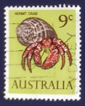 Stamps Australia -  Fauna acuatica