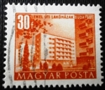 Stamps Hungary -  Edificios