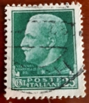 Stamps : Europe : Italy :  Rey Víctor Manuel III