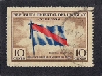 Stamps Uruguay -  Bandera de Artigas