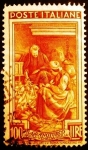 Stamps : Europe : Italy :  Profesiones. Corn Harvest (Friuli Venezia Giulia)