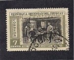 Sellos de America - Uruguay -  Centenario de la Muerte de Artigas