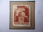 Stamps Hungary -  Esteban I de Hungría-Santa Corona Húngara- Sacra Corona Húngara del Primer monarca Húngaro.