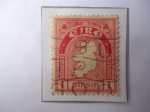 Stamps Ireland -  MAPA - Serie: Símbolos, 1940-1968 - Sello de 1 penique irlandés, año 1940