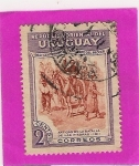 Stamps Uruguay -  Centenario de la Muerte de Artigas