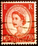 Sellos de Europa - Reino Unido -  Reina Isabel II