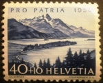 Stamps Switzerland -  Paisajes. Silser Lake