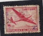 Stamps Uruguay -  Correo Aereo