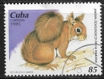 Sellos de America - Cuba -  Jardin Zoologico de Habana - Sciurus vulgaris 