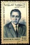 Stamps Morocco -  Rey Hassan II. Correo aéreo
