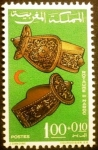 Stamps Morocco -  Anillos. Serie Media Luna Roja