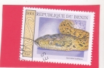 Sellos de Africa - Benin -  serpiente
