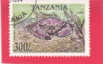 Sellos de Africa - Tanzania -  CRUSTACEO