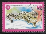 Stamps Afghanistan -  Panthera uncia