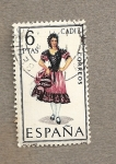Sellos de Europa - Espaa -  Trajes regionales, Cadiz