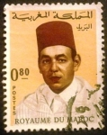 Stamps : Africa : Morocco :  Rey Hassan II