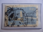 Stamps Israel -  Tiberias - Fortificaciones- Sello de 0,60 Lira Israel, año 1960