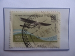 Sellos de America - Argentina -  Primer Correo Aéreo Internacional, 1917 - 50° Aniversario del Primer Correo Aéreo Internacional (191