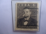 Stamps Cuba -  Francisco Javier de Céspedes (1821-1903)-Presidente de la Republica en Armas (1877 - Serie: Presiden