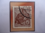 Stamps Argentina -  Plan Quinquenal-Familia - Emblema.