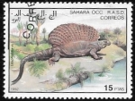 Stamps Morocco -  fauna prehistórica