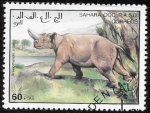 Stamps Morocco -  fauna prehistórica