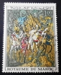 Stamps Morocco -  Pinturas. Haram al Glaoui 