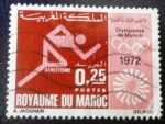 Stamps : Africa : Morocco :  Olimpiadas de Múnich. Atletismo