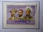 Sellos de America - Venezuela -  Cuatricentenario de la Ciudad de Maracaibo (1569-1969)-Fundadores de la Ciudad de Maracaibo.