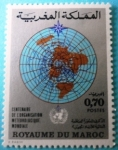 Stamps Morocco -  Centenario de la Organización Meteorológica Mundial 