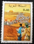 Stamps Morocco -  Marcha verde 