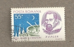 Stamps Romania -  Torre observación y astrónomo Kepler
